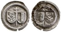 fenig brakteatowy ok. 1520-1525, dwie tarcze her