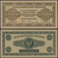 100.000 marek polskich 30.08.1923, seria A, nume