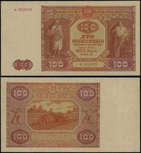 100 złotych 15.05.1946, seria K, numeracja 85282