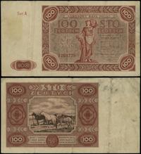 100 złotych 15.07.1947, seria A, numeracja 12617
