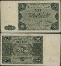 20 złotych 15.07.1947, seria C, numeracja 666535