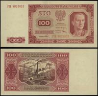 100 złotych 1.07.1948, seria FH, numeracja 90368
