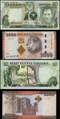 Tanzania, zestaw: 10 szylingów 1978 i 2.000 szylingów 2010