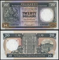 Hong Kong, 20 dolarów, 1.01.1986