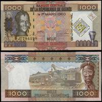 Gwinea, 1.000 franków, 2010