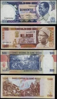 zestaw: 500 pesos 1983 i 1.000 pesos 1990, seria