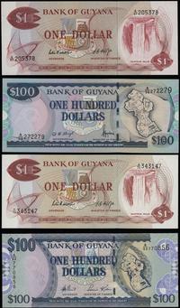 zestaw: 1 dolar (1966-1992) i 100 dolarów 1999, 