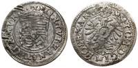 3 krajcary 1614, moneta podgięta, Saurma 2185