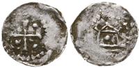 denar 1002-1024, Aw: Krzyż grecki, w trzech kąta