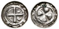 denar krzyżowy X/XI w., Aw: Krzyż grecki, w każd