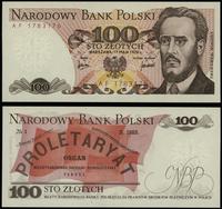 100 złotych 17.05.1976, seria AF, numeracja 1783