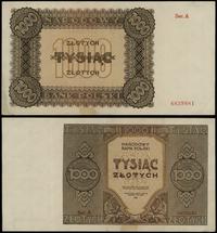 1.000 złotych 1945, seria A, numeracja 6839981, 