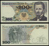 200 złotych 1.06.1986, seria DF, numeracja 39153