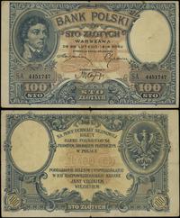 100 złotych 28.02.1919, seria A, numeracja 44517