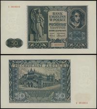 50 złotych 1.08.1941, seria E, numeracja 2816915