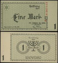 1 marka 15.05.1940, seria A, numeracja 367443, l