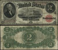 2 dolary 1917, seria D70277529A, czerwona pieczę