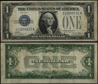 1 dolar 1928, seria X15590532A, niebieska pieczę