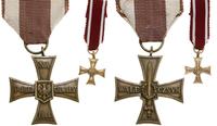 Polska, Krzyż Walecznych 1944 z miniaturą, ok. 1960-1980
