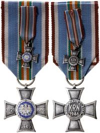 Śląski Krzyż Powstańczy z miniaturą 1946-1999, W
