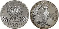 20 zlotych 2000, Warszawa, Dudek - Upupa epops, 