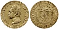 40 lirów 1825, Turyn, złoto, 12.85 g, Fr. 1133, 