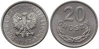 20 groszy 1957, Warszawa, bardzo rzadki i wyśmie