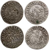 Prusy Książęce 1525-1657, zestaw: 2 x grosz, 1535 i 1537