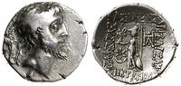 drachma 52-42 pne, Eusebia, Aw: Głowa Ariobranes