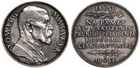 Czechosłowacja, medal z okazji 85. urodzin Tomasza Garrique Masaryka, 1935