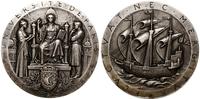 medal pamiątkowy 1895, Aw: Trzy postacie, niżej 