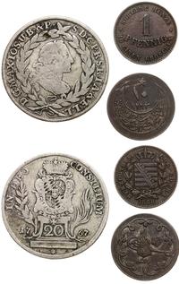 zestaw 3 monet, 1 para AH 1293 (AD 1876) (Turcja