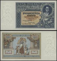 20 złotych 20.06.1931, seria AB, numeracja 29631