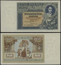 20 złotych 20.06.1931, seria DK, numeracja 62810