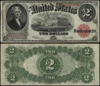 2 dolary 1917, seria D84432256A, czerwona pieczę