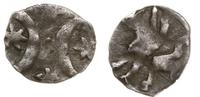 denar XV w., Aw: Dwa półksiężyce zwrócone do sie