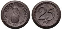 25 fenigów 1921, biskwit, średnica 24 mm, Menzel