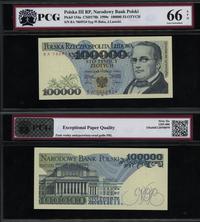 100.000 złotych 01.02.1990, seria BA, numeracja 