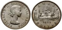 1 dolar 1960, Ottawa, Canoe, srebro próby '800',