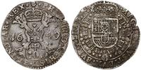 patagon 1649, Antwerpia, srebro, 27.92 g, pęknię
