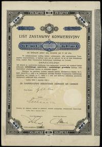 Polska, 4 % list zastawny konwersyjny na 100 złotych, 1.01.1925
