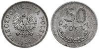 50 groszy 1949, Warszawa, aluminium, Parchimowic