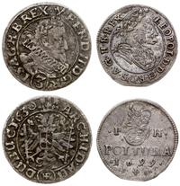 zestaw 2 monet, 3 krajcary 1630 HR (Śląsk pod pa