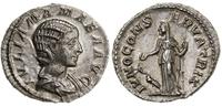 denar 222, Rzym,  Aw: Popiersie cesarzowej w pra