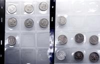 zestaw 7 monet 1968-1976 i 1986, w zestawie: 50 