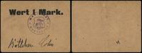 1 marka bez daty (1914), papier jasnobrązowy, po