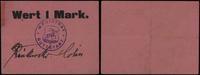 1 marka bez daty (1914), karton różowo-fioletowy
