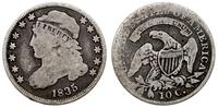 10 centów 1835, Filadelfia, typ Liberty Cap, sre