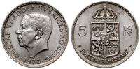 5 koron 1973, Sztokholm, nikiel kryty miedzionik