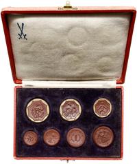 zestaw 7 monet zastępczych 1921, Miśnia, w skłąd